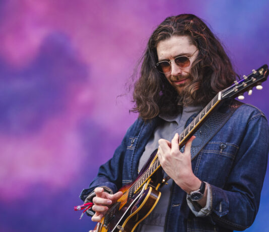 Hozier at Shaky Knees Music Festival in May 2023