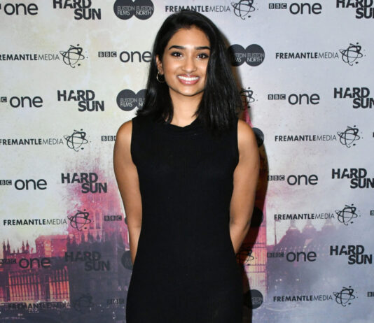 Varada Sethu at the "Hard Sun" TV series premiere in London in November 2017