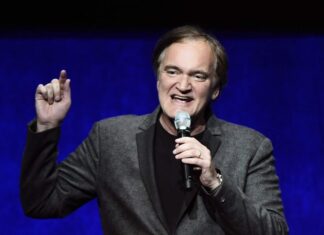 Quentin Tarantino at CinemaCon in 2018