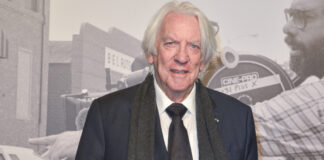 Donald Sutherland at the opening ceremony of 11th Lyon Lumiere Festival in October 2019