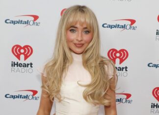 Sabrina Carpenter at the 2023 Z100's iHeartRadio Jingle Ball in 2023