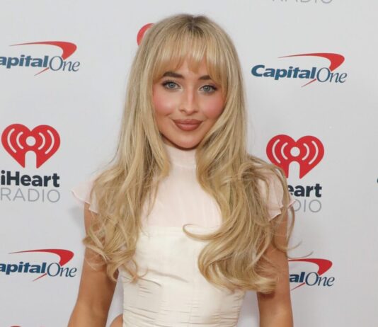 Sabrina Carpenter at the 2023 Z100's iHeartRadio Jingle Ball in 2023