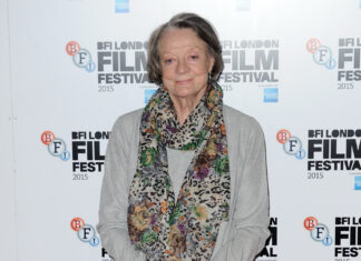 Maggie Smith at "The Lady In The Van" photocall as part of the 59th BFI London Film Festival in October 2015