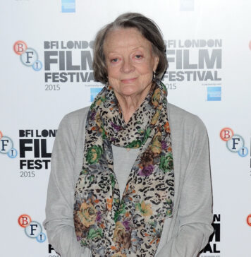 Maggie Smith at "The Lady In The Van" photocall as part of the 59th BFI London Film Festival in October 2015