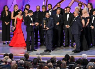 Shogun winning Best Drama Series at the 76th Primetime Emmy Awards in September 2024