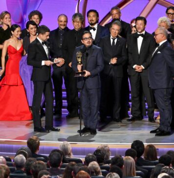 Shogun winning Best Drama Series at the 76th Primetime Emmy Awards in September 2024