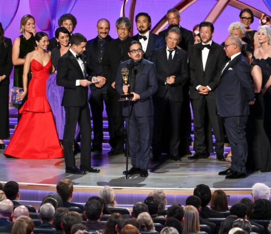 Shogun winning Best Drama Series at the 76th Primetime Emmy Awards in September 2024