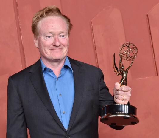 Conan O'Brien at HBO Max's Post-Emmy Reception in September 2024