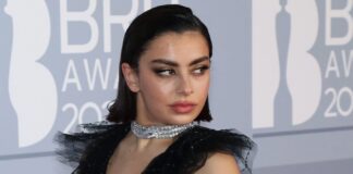 Charli XCX at the 40th Brit Awards in 2020