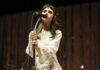 Clairo performs at the 2025 Coachella Valley Music and Arts Festival in April 2025